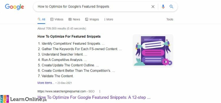 How to Optimize for Google’s Featured Snippets
