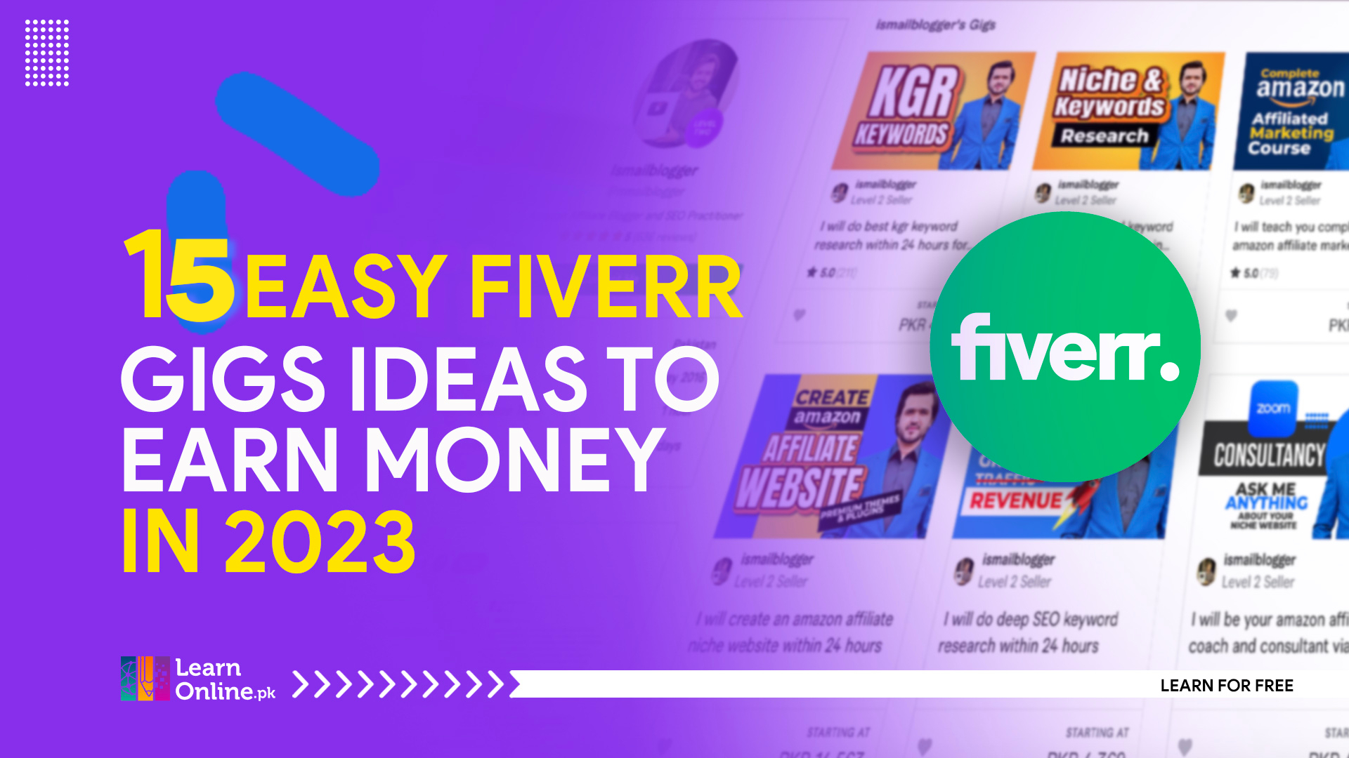 Easy fiverr gigs ideas