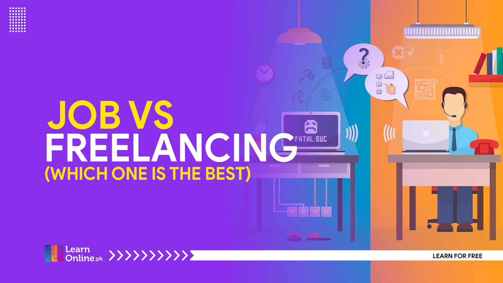 job vs freelancing-which one is best