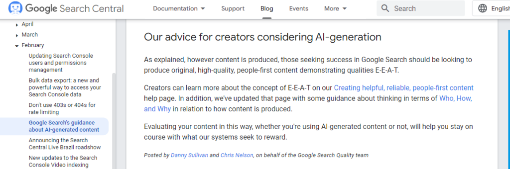 does ai content rank in google