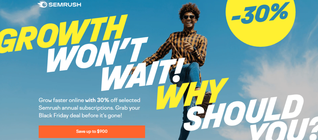 Semrush blessed friday discount