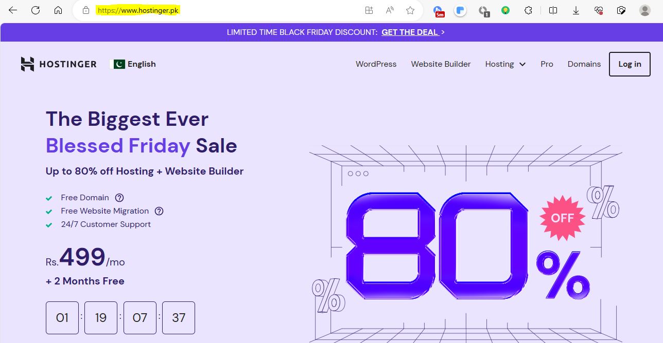 Hostinger Black Friday Sale 2023