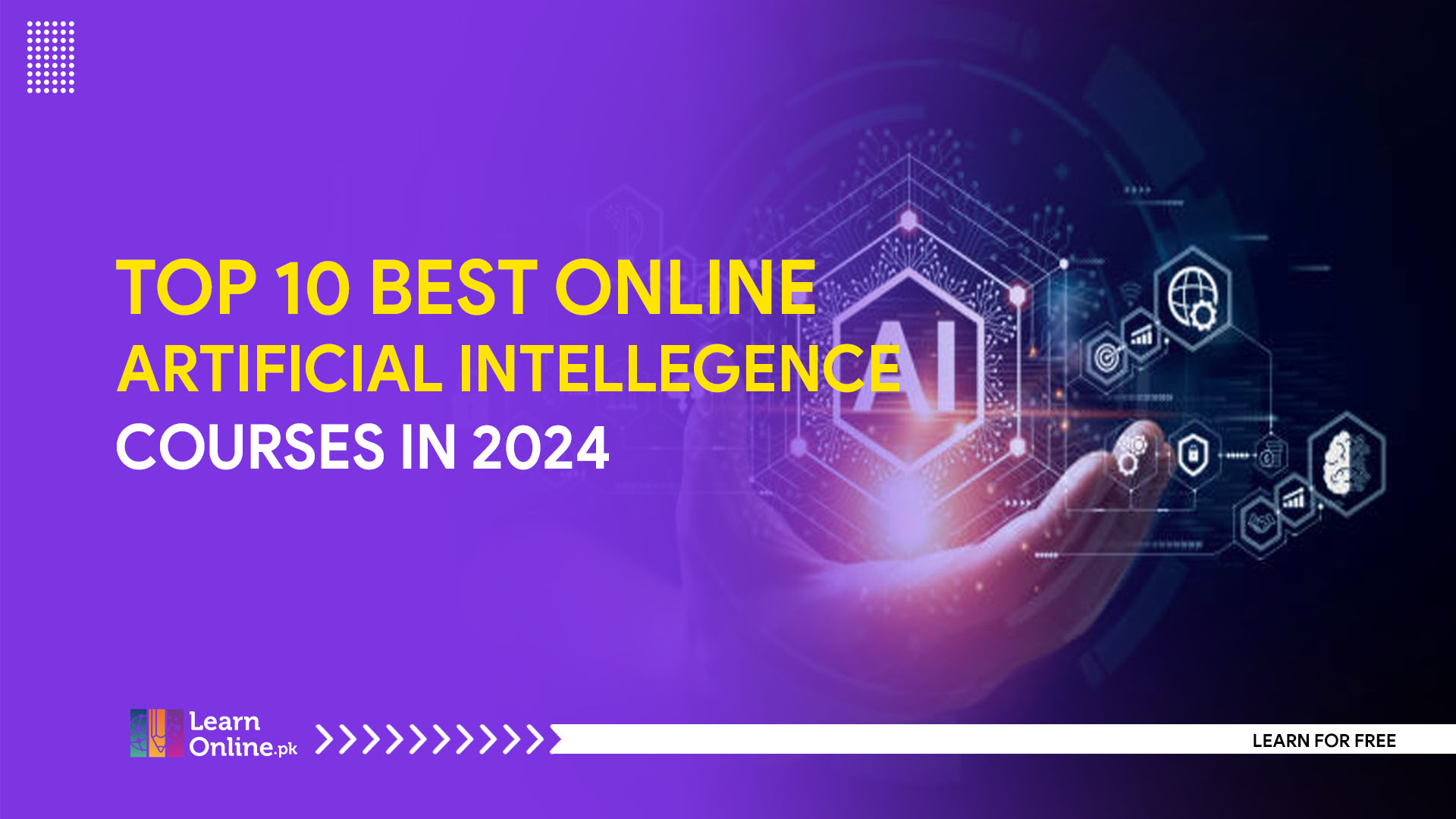 top 10 best artificial intelligence courses in 2024