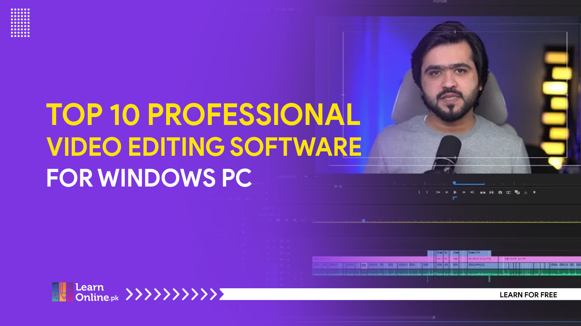 professional video editing software for Windows PC