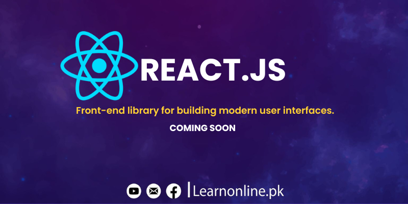 React.js – Front end development